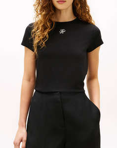 TOMMY HILFIGER TH SCRIPT SLIM SS TEE