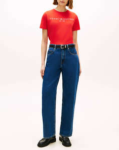 TOMMY HILFIGER REG CORP LOGO C-NK SS