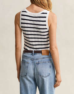 GANT БЛУЗА XM STRETCH COTTON CABLE STRIPE TANK