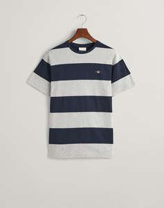 GANT БЛУЗА KMBAR STRIPE SS T-SHIRT
