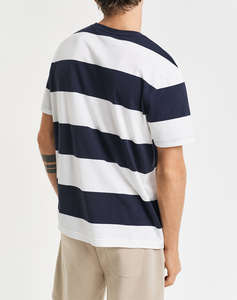 GANT БЛУЗА KMBAR STRIPE SS T-SHIRT