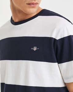 GANT БЛУЗА KMBAR STRIPE SS T-SHIRT