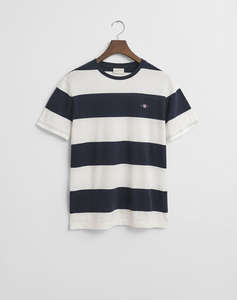 GANT БЛУЗА KMBAR STRIPE SS T-SHIRT