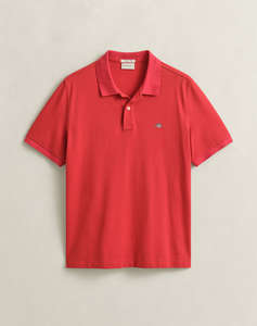 GANT БЛУЗА KMREG SHIELD SS PIQUE POLO