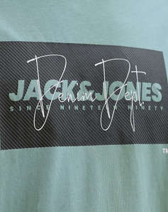 JACK&JONES JJCOLE PRINT TEE SS CREW NECK LN