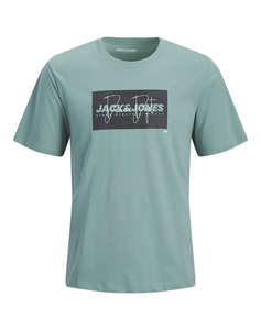 JACK&JONES JJCOLE PRINT TEE SS CREW NECK LN