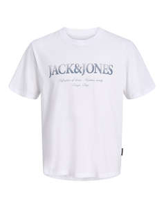JACK&JONES JJDEVIN DAYTONA PRINT TEE SS CREW LN