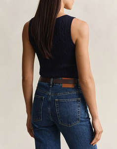 GANT БЛУЗА XM STRETCH COTTON CABLE TANK TOP