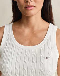 GANT БЛУЗА XM STRETCH COTTON CABLE TANK TOP