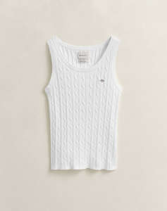 GANT БЛУЗА XM STRETCH COTTON CABLE TANK TOP