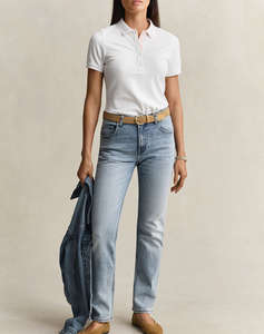 GANT БЛУЗА KMSLIM CONTRAST COLOR SS PIQUE POLO