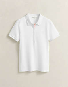 GANT БЛУЗА KMSLIM CONTRAST COLOR SS PIQUE POLO