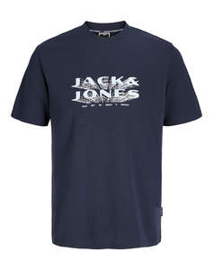 JACK&JONES JCOFUSION JJ BRANDING TEE SS CREW NECK