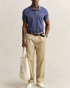 GANT БЛУЗА KMREG SHIELD SS PIQUE POLO