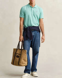 GANT БЛУЗА KMREG SHIELD SS PIQUE POLO