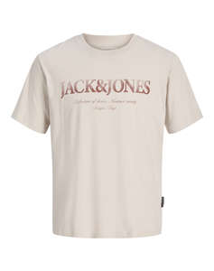 JACK&JONES JJDEVIN DAYTONA PRINT TEE SS CREW LN