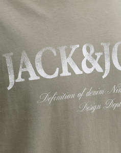JACK&JONES JJDEVIN DAYTONA PRINT TEE SS CREW LN