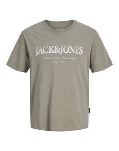 JACK&JONES JJDEVIN DAYTONA PRINT TEE SS CREW LN