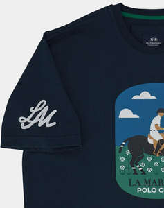 LA MARTINA BLOUSE T-SHIRT ΚΜ MAN T-SHIRT S/S COTTON JERSEY