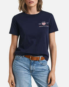 GANT БЛУЗА KMREG ARCHIVE SHIELD SS T-SHIRT