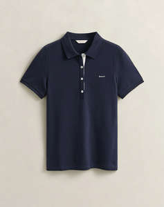 GANT БЛУЗА KMSLIM CONTRAST COLOR SS PIQUE POLO