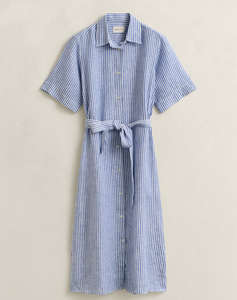 GANT РОКЛЯ STRIPED LINEN SS SHIRT DRESS