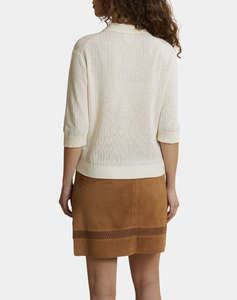 LA MARTINA KNITTED BLOUSE ΚΜ WOMAN POLO SWEATER COTTON YARN