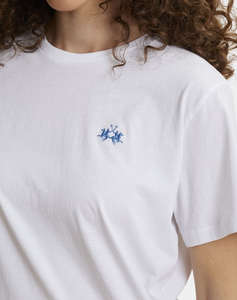 LA MARTINA BLOUSE T-SHIRT ΚΜ WOMAN T-SHIRT S/S 40/1 COTTON