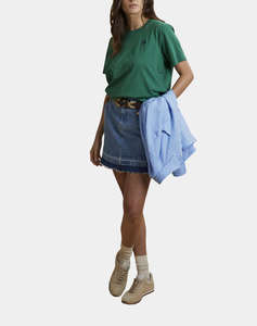 LA MARTINA BLOUSE T-SHIRT ΚΜ WOMAN T-SHIRT S/S 40/1 COTTON