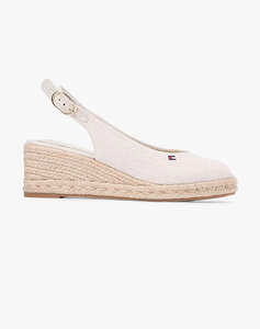 TOMMY HILFIGER MID WEDGE ESPAD SLINGBACK