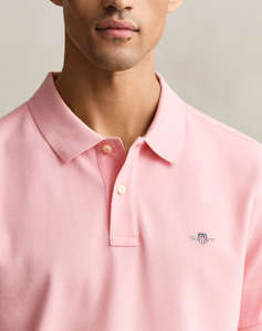 GANT БЛУЗА KMREG SHIELD SS PIQUE POLO