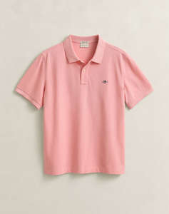 GANT БЛУЗА KMREG SHIELD SS PIQUE POLO