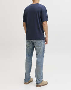 JACK&JONES JJDEVIN DAYTONA PRINT TEE SS CREW LN