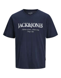 JACK&JONES JJDEVIN DAYTONA PRINT TEE SS CREW LN