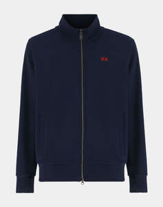 LA MARTINA JACKET SWEATSHIRT ΜΜ MAN FULL ZIP SWEATSHIRT DIAGON