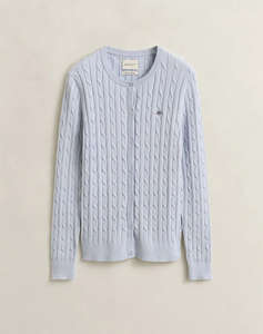 GANT ЖИЛЕТКА STRETCH COTTON CABLE CARDIGAN