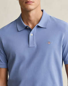 GANT БЛУЗА KMREG SHIELD SS PIQUE POLO