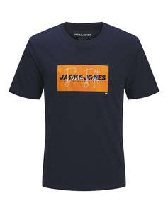 JACK&JONES JJCOLE PRINT TEE SS CREW NECK LN
