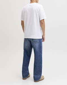 JACK&JONES JJCOLE PRINT TEE SS CREW NECK LN