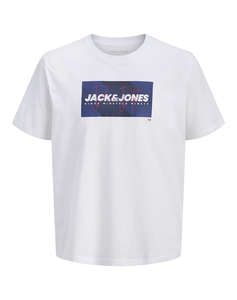 JACK&JONES JJCOLE PRINT TEE SS CREW NECK LN