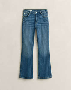 GANT TROUSERS SLIM FLARE STRETCH JEANS