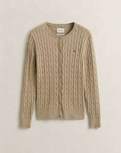 GANT ЖИЛЕТКА STRETCH COTTON CABLE CARDIGAN