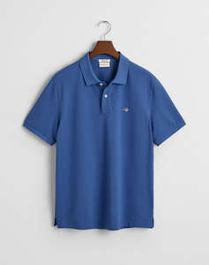 GANT БЛУЗА KMREG SHIELD SS PIQUE POLO