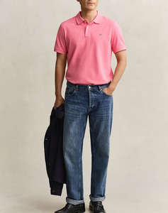 GANT БЛУЗА KMREG SHIELD SS PIQUE POLO