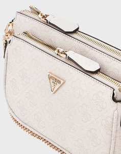 GUESS NOELLE II DBL POUCH CROSSBODY ДАМСКА ЧАНТА
