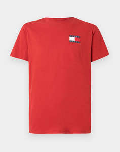 TOMMY JEANS TJM SLIM ESSENTIAL FLAG TEE EXT