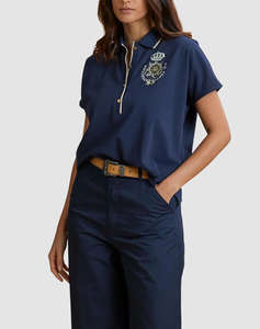 LA MARTINA BLOUSE POLO ΚΜ WOMAN POLO S/S PIQUET STRETCH