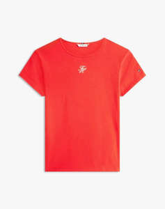 TOMMY HILFIGER TH SCRIPT SLIM SS TEE