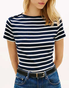 TOMMY HILFIGER GOLD BUTTON SLIM SS TEE