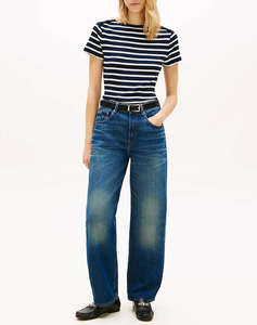 TOMMY HILFIGER GOLD BUTTON SLIM SS TEE